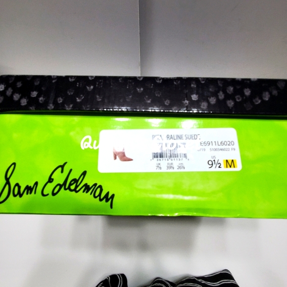 SAM EDELMAN| Suede RITA Booties| BRAND NEW Size 9.5 - Picture 5 of 5